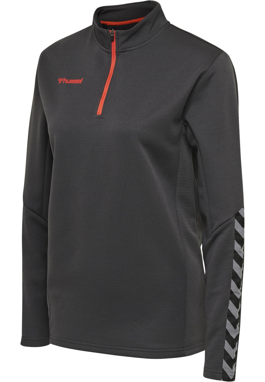hummel Damen Hmlauthentic Half Zip Sweatshirt Woman Sweatshirt XS Asphalt, XS Asphalt