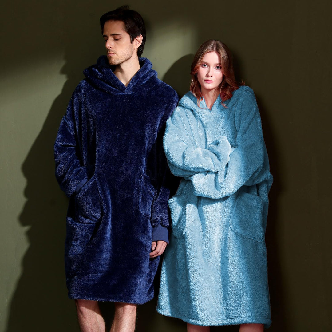UMIPUBO Hoodie Decke Damen Oversize Sherpa Deckenpullover Blanket Hoodie Warm Winterpullover Decken