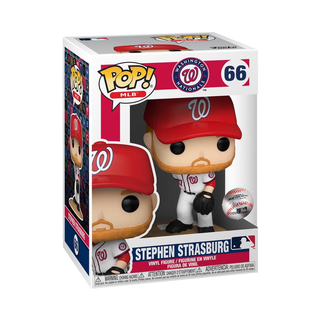 Funko POP! MLB: Nationals - Stephen Strasburg - (Home Uniform) - Vinyl-Sammelfigur - Geschenkidee -