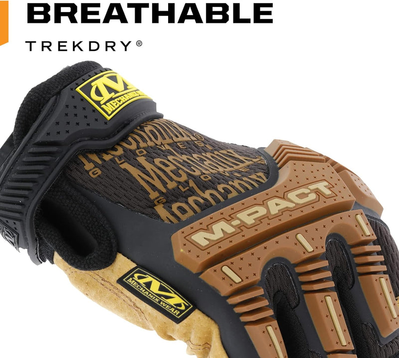 Mechanix Herren Lfr-75-010 Handschuhe, Braun/Schwarz, L (1er Pack) EU, L (1er Pack)