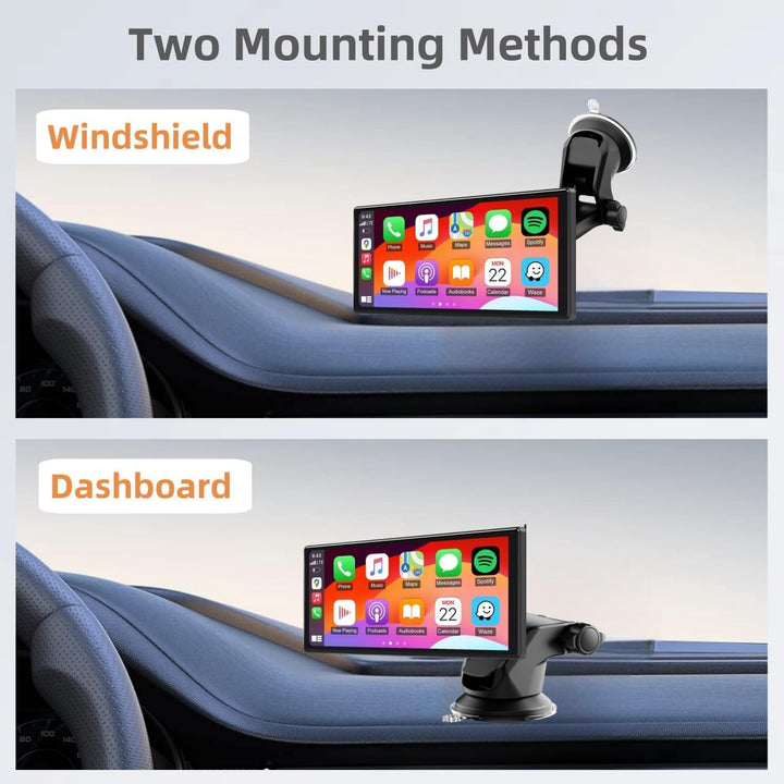 Carplay Bildschirmhalterung mit Schrauben, Saugnapfhalterung für 7''/ 9''/ 10.26'' Auto Android Auto