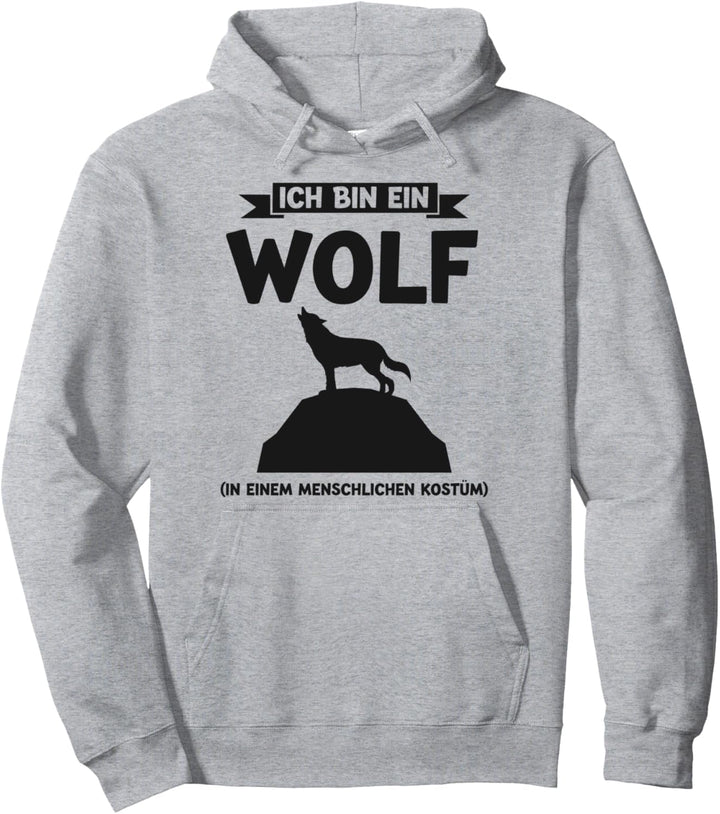 Wolf Waldtier Tier Pullover Hoodie
