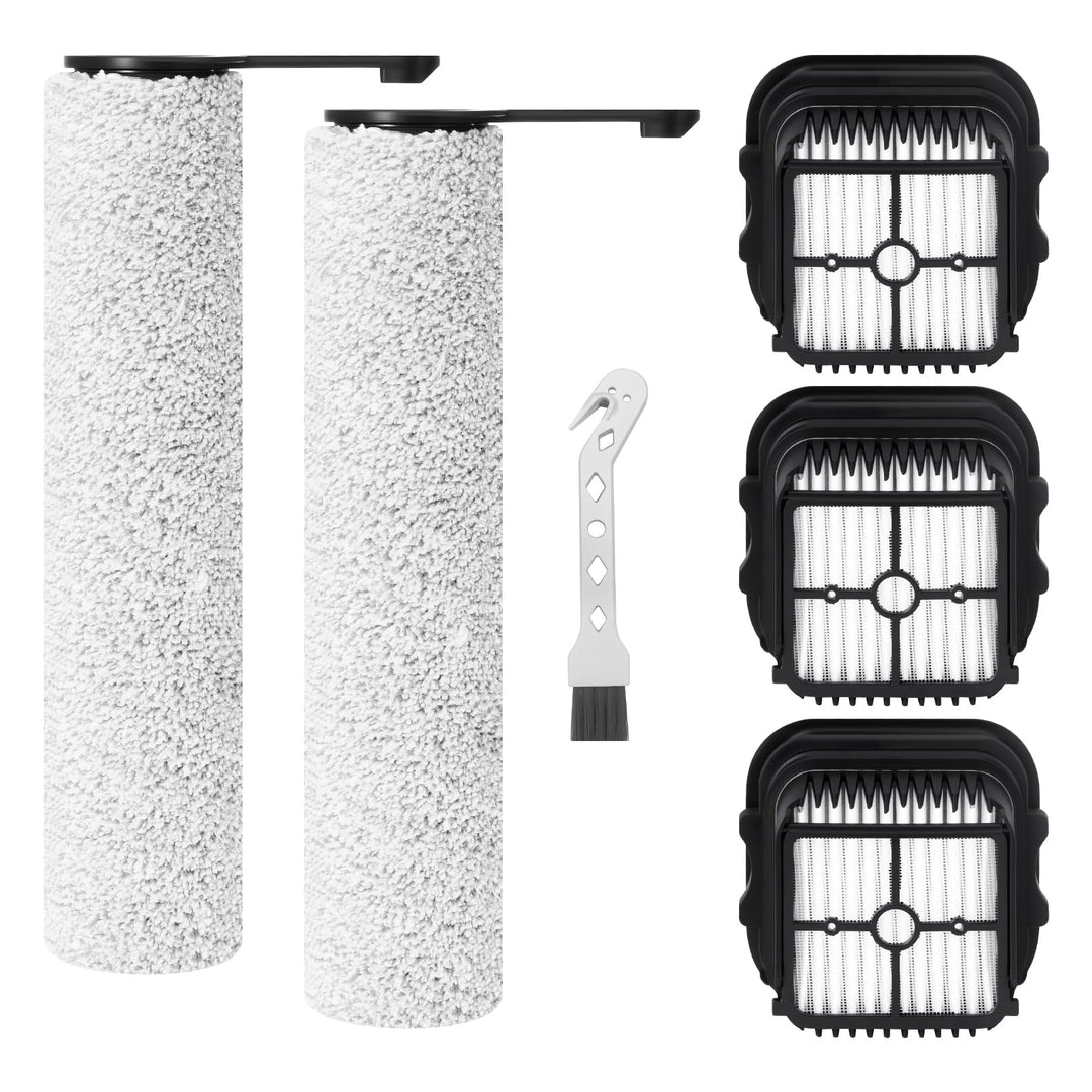 Bürstenrolle Filter Ersatzteile für Jonr ED12 Pro Max Akku Nass Trockensauger Zubehörset, 2 Bürstenr