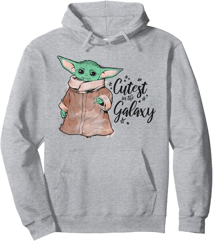 Star Wars Mandalorian The Child Cutest In The Galaxy Pullover Hoodie