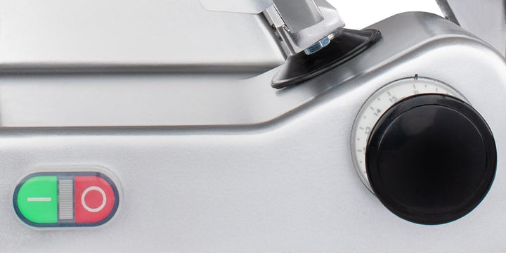 Beeketal 'Profi 300' Aufschnittmaschine mit Ø 300 mm Spezialmesser (glatte Schneide), Schnittstärke