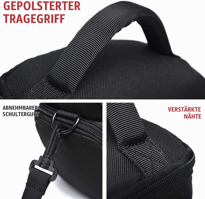 Cwatcun Kameratasche,SLR Fototasche,Kamera Tasche zum Umhängen kompatibel für Canon Nikon Sony SLR/D