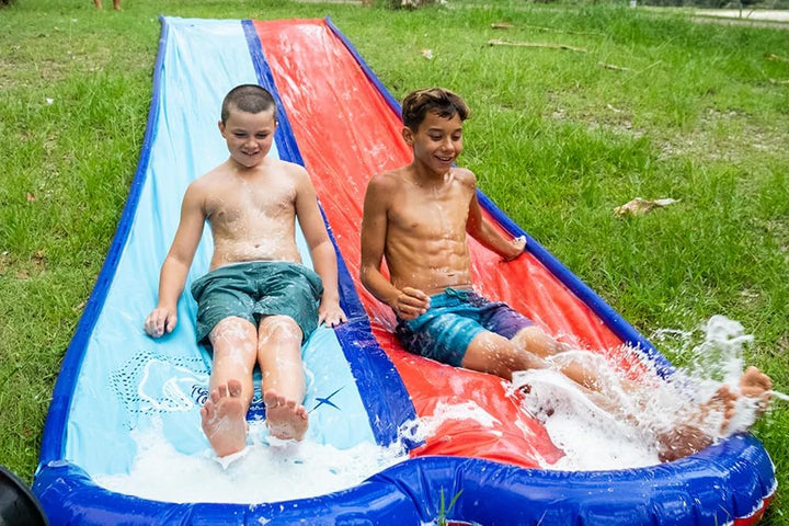Generisch Cooee 750 cm Rutsche Doppelte Wasserrutsche