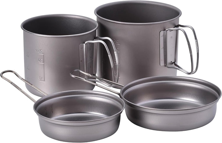 Snow Peak Trek Series Backpacking/Camping Cookware Sets, Trek Pot & Pan Combo Einheitsgrösse, Einhei
