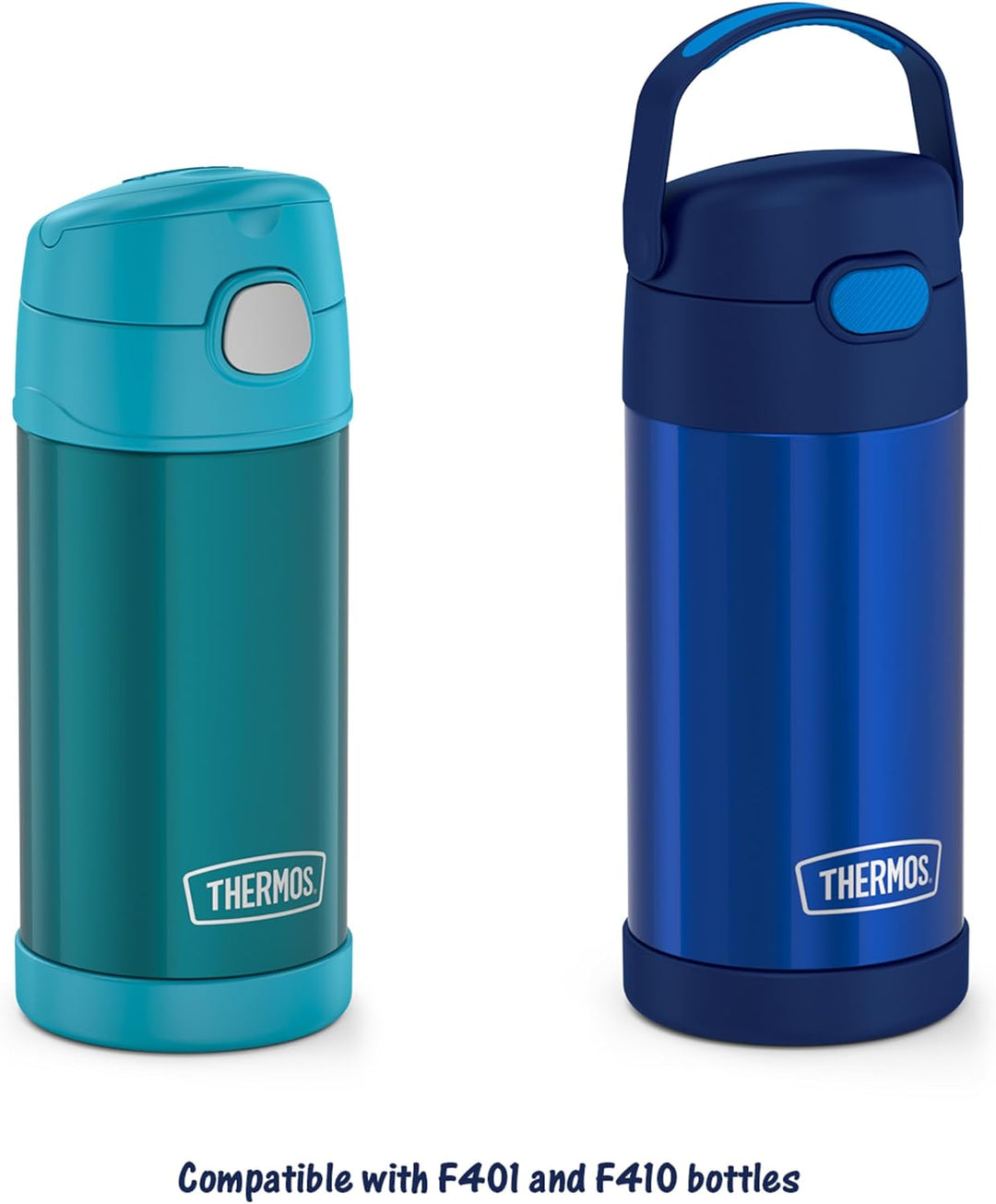 Thermos THRF401RS6 F401 Funtainer Foogo -Trinkhalm-Set, 2 Stück, EinheitsgröÃŸe, transparent Klar, K