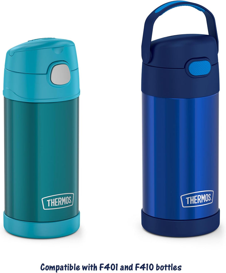 Thermos THRF401RS6 F401 Funtainer Foogo -Trinkhalm-Set, 2 Stück, EinheitsgröÃŸe, transparent Klar, K