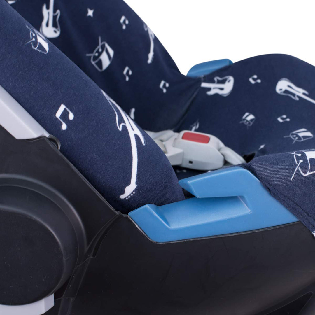 JYOKO Kids Bezug für Autositz kompatibel mit Cybex Aton Cloud- Q-M-2-4-5, aus Baumwolle (Aton 2, Roc