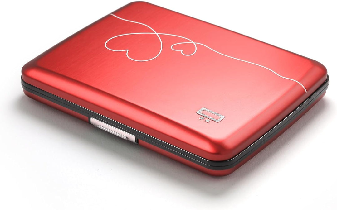 OGON Aluminium Geldbörse Smart Case V2 Large - Verstecktes Fach für Münzen und Scheine - RFID Schutz