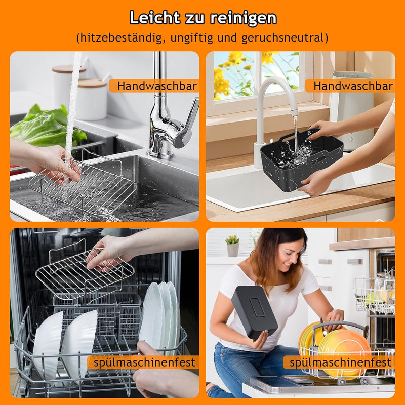 MILFECH Heissluftfritteuse Zubehör Airfryer Zubehör für Ninja Foodi AF300EU AF400EU 7.6L-9.5L und me