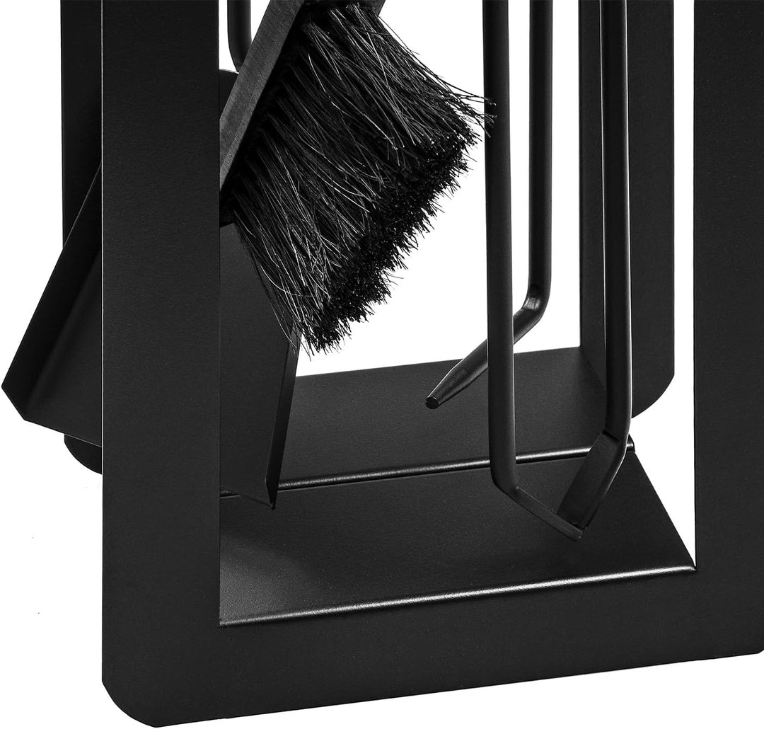 raik R1014 Raik Kaminbesteck Theodor, 4-tlg, schwarz