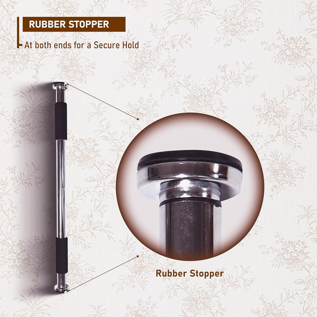 Endless EL1037 Stainless Steel Adjustable Pull Up Bar for Home Doorway | Material : Stainless Steel