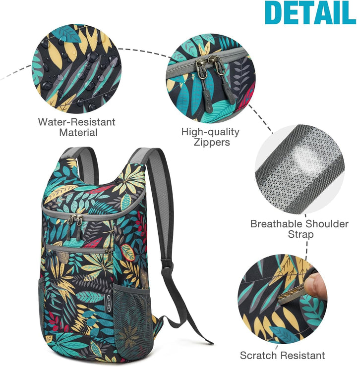 G4Free Ultraleichter 11 l kleiner faltbarer Rucksack für Reisen, Wandern, Radfahren, Wandern oder Me