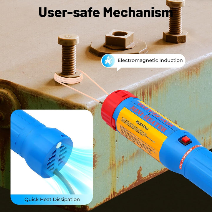 Magnetischer Induktionsheizer Magnetisches Induktionsheizgerät-Set 1100W Induktionsheizer-Handgeräte