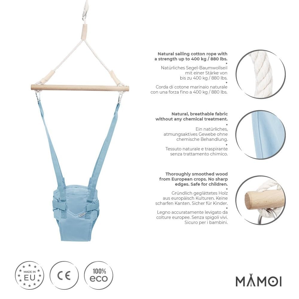 MAMOI® Türhopser Baby ab 6 Monate, Hopser Baby Jumper Bouncer, Babyschaukel für türrahmen, Schaukel