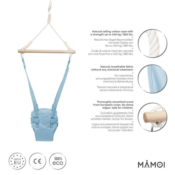MAMOI® Türhopser Baby ab 6 Monate, Hopser Baby Jumper Bouncer, Babyschaukel für türrahmen, Schaukel