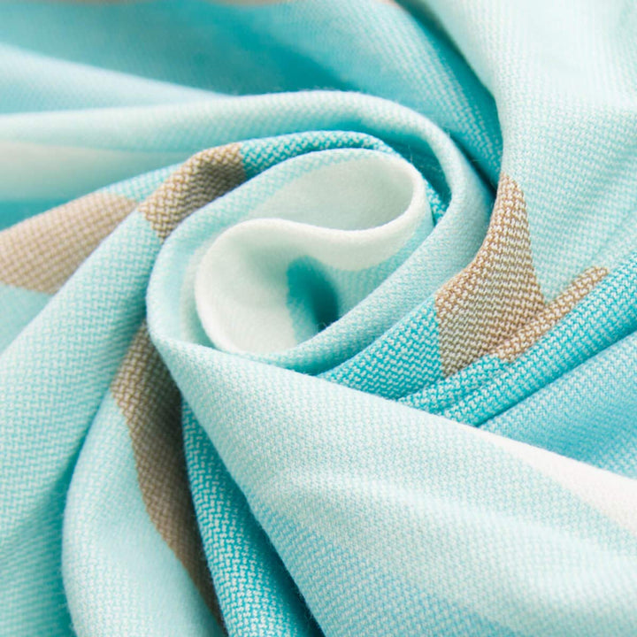 Hoppediz Ring-Sling, Baby-Tragetuch ab Geburt, 100 % schadstoffgeprüfte Baumwolle, Design Brest, Bre