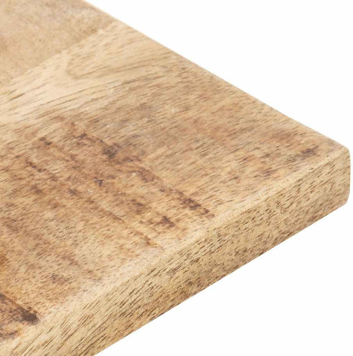 vidaXL Mangoholz Massiv Tischplatte Massivholzplatte Holzplatte Ersatztischplatte Holz Platte für Es