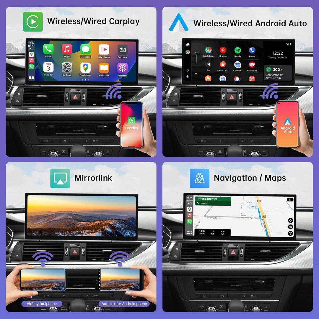 Road Top 12,3 Zoll Autoradio CarPlay für Audi A6/A7 mit MIB2 (2016-2018) | Linux HD Touchscreen, Wir