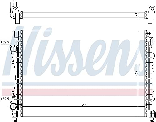 Nissens 63815 Kühler, Motorkühlung