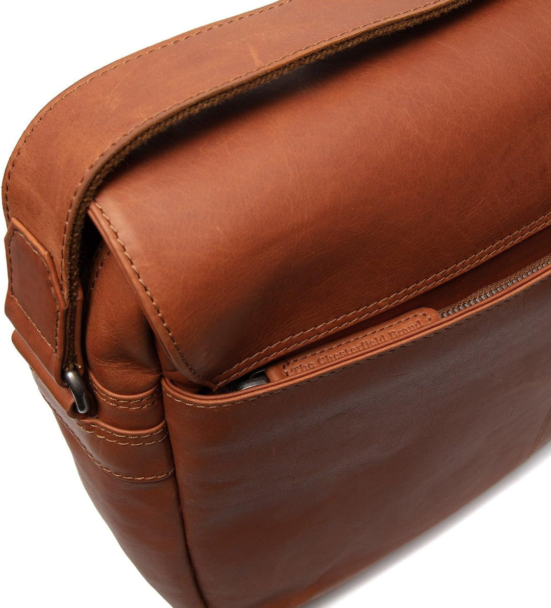 The Chesterfield Brand Wax Pull Up Richard Messenger Leder 40 cm Laptopfach Cognac Einheitsgrösse, C