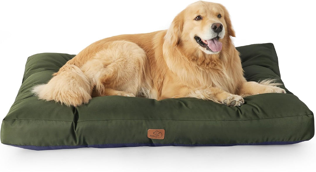 BEDSURE Hundekissen Grosse Hunde waschbar - 111x89cm hundematratze XXL für grosse, mittelgrosse Hund