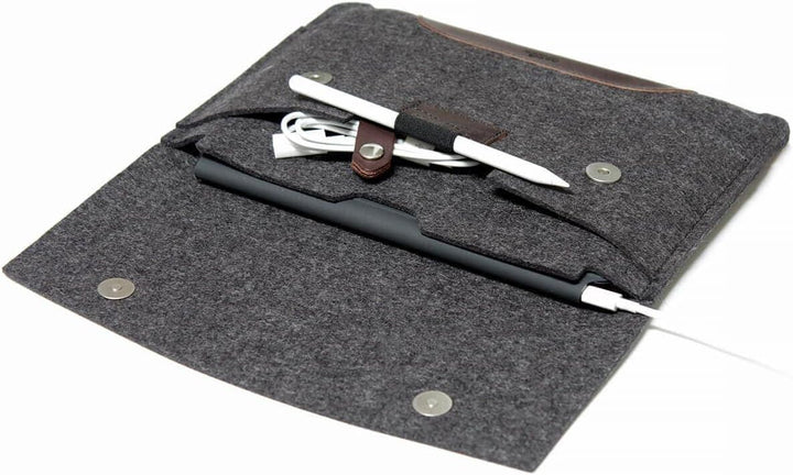 Pack & Smooch Für iPad/iPad Pro 11" / Air 10.9" + Magic Keyboard Hülle Sleeve Case 100% Wollfilz Pfl