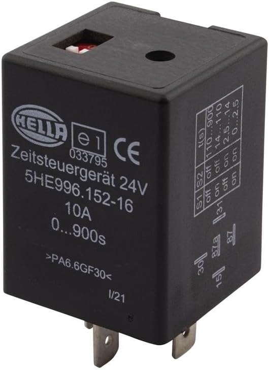 HELLA - Zeitrelais - 24V - Anschlussanzahl: 5 - Wechsler - 5HE 996 152-161