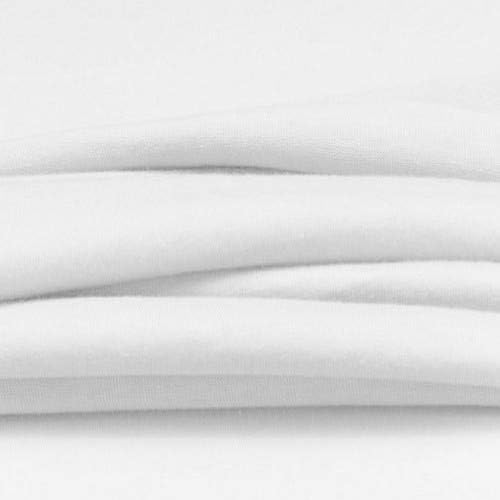 Dormisette Q371 Elastic-Jersey-Spannbetttuch mit Elasthan, Grösse: 180-200 x 200-220 cm, weiss