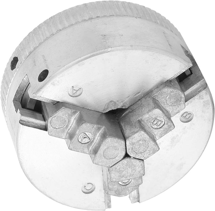 Drehfutter 3 Backen Mini Drehfutter Z011 Zubehör für Mini-Metalldrehmaschinen, M12*1 Chuck Hand Elec