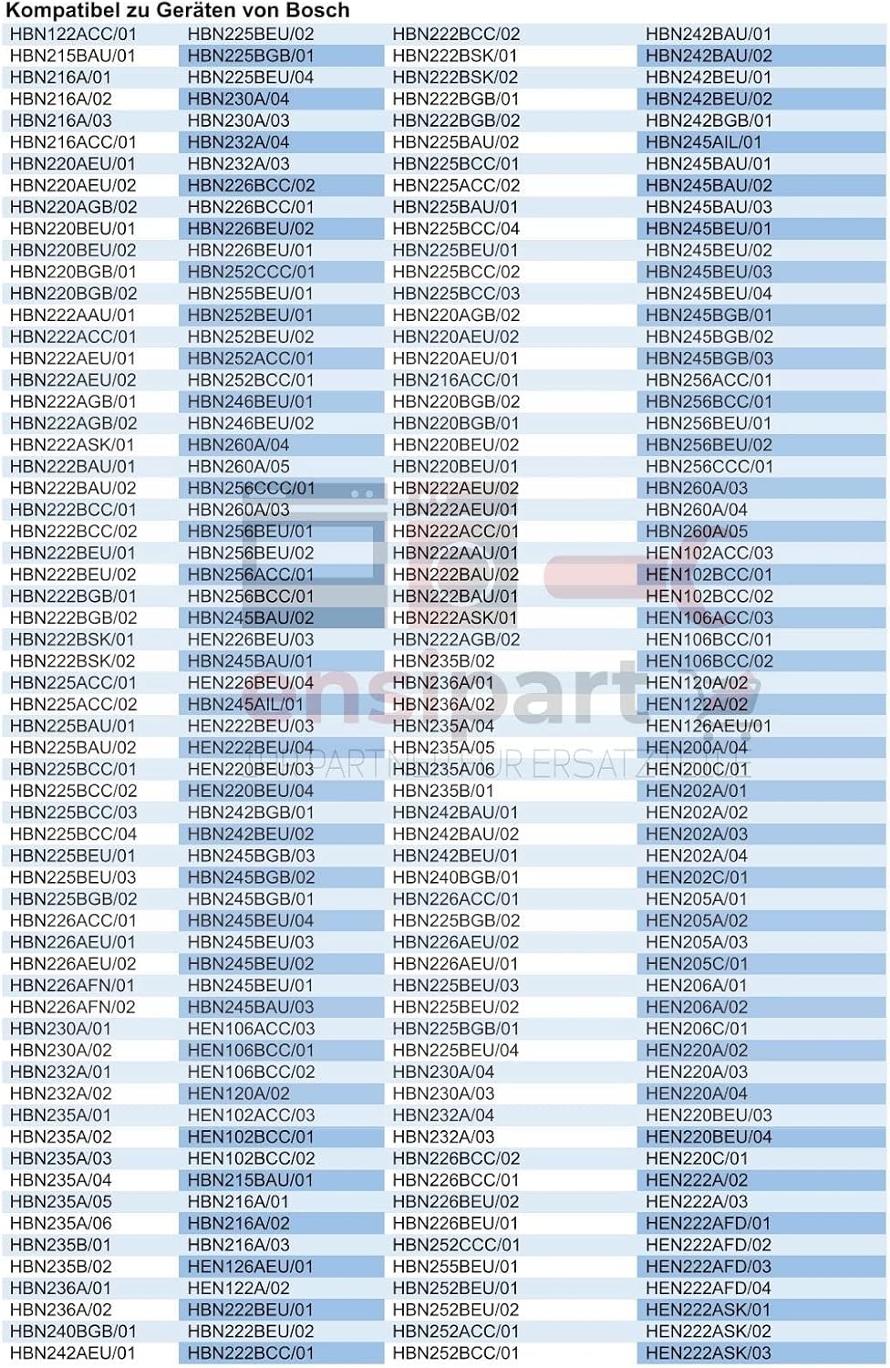 Türscharnier Set rechts und links für Backofen mit Reflektroblech kompatibel zu Bosch 0064391
