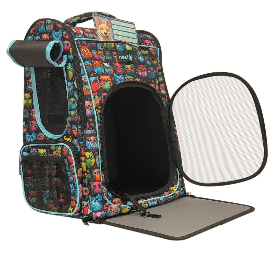 Rucksack für Hunde und Katzen, Maxim 5kg, Ergonomischer Träger mit Belüftung, Transport-Rucksack, Pa