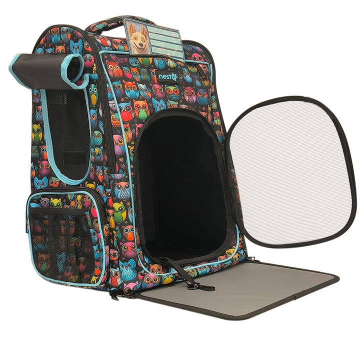 Rucksack für Hunde und Katzen, Maxim 5kg, Ergonomischer Träger mit Belüftung, Transport-Rucksack, Pa
