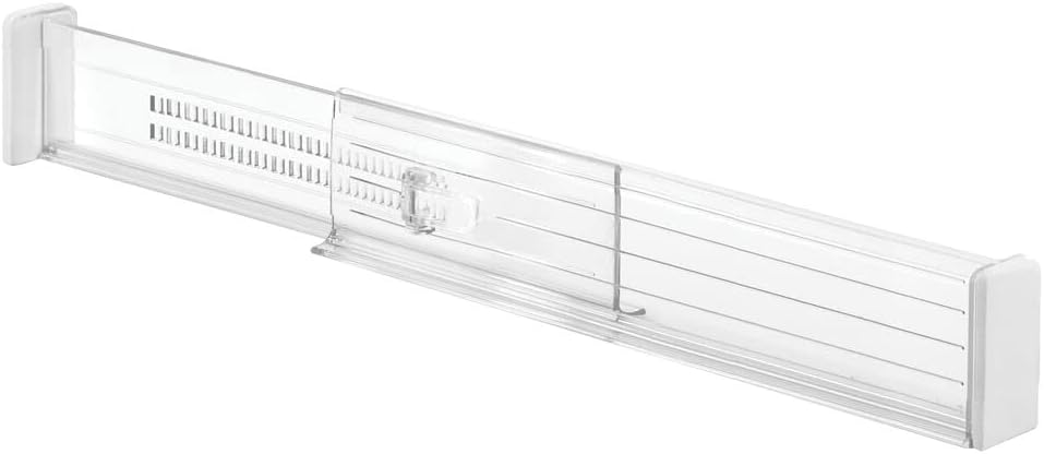 mDesign 8er-Set verstellbarer Schubladeneinsatz – praktischer Schubladen Organizer für Schrank und K