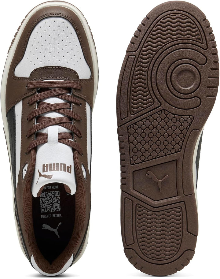 PUMA Rebound V6 Low 36 EU Chestnut Brown Puma Black Puma White, 36 EU Chestnut Brown Puma Black Puma