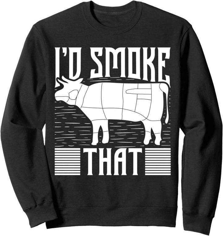 Barbecue Grillmeister BBQ Grillparty Rindfleisch Grillen Sweatshirt