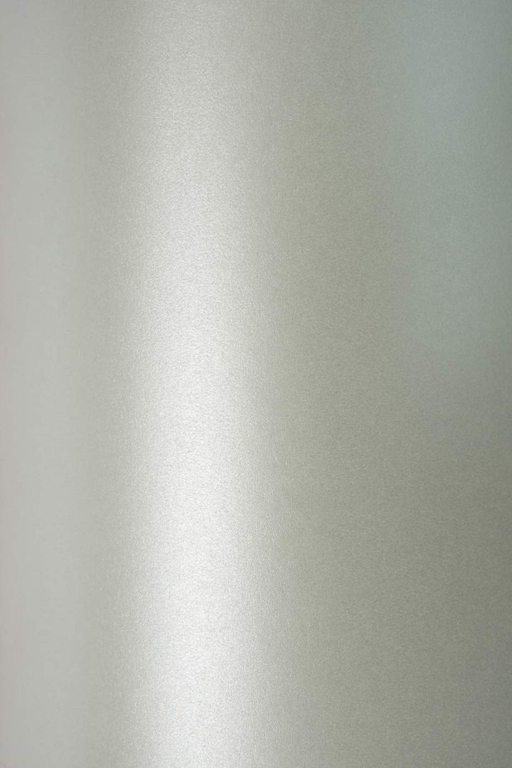 Netuno 100x Bastel-Karton Perlmutt-Silber DIN A4 210x 297 mm 300g Sirio Pearl Platinum Feinkarton mi