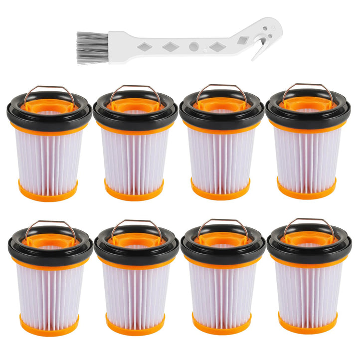 HUAREW 8 Stück Filter für Shark Wandvac WV200 WV201 WV205 WV220 Staubsauger Ersatzfilter Ersatzteile