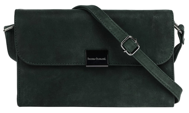 bruno banani Umhängetasche Echt Leder Damen | | 021155 Grün, Grün