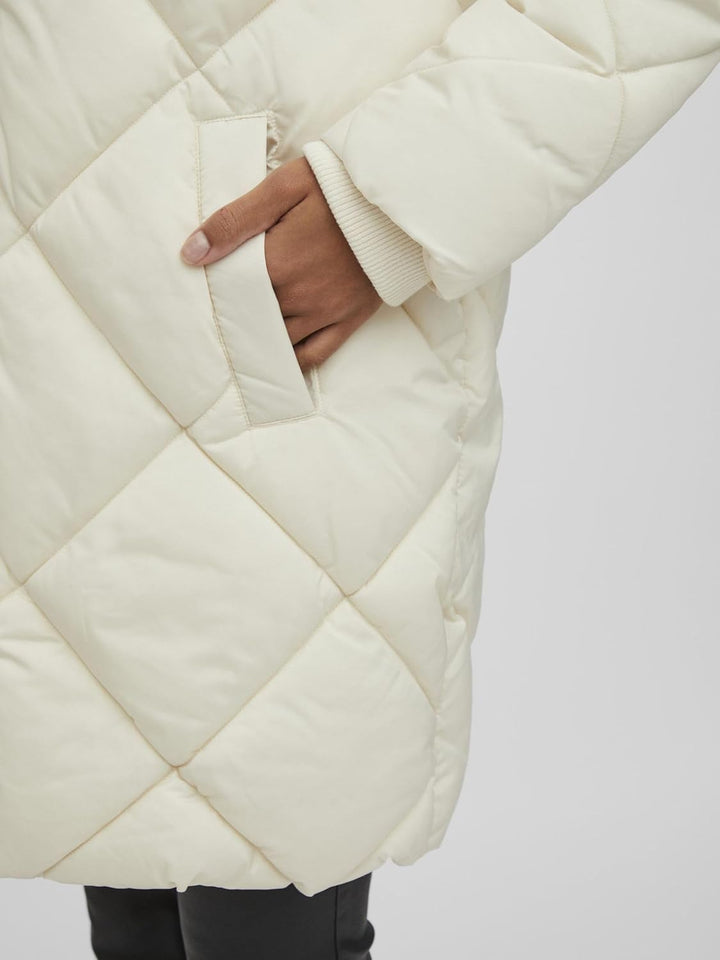 Vila Damen Viadaya New Quilt Jacket/Su-Noos Steppjacke 40 Birch, 40 Birch