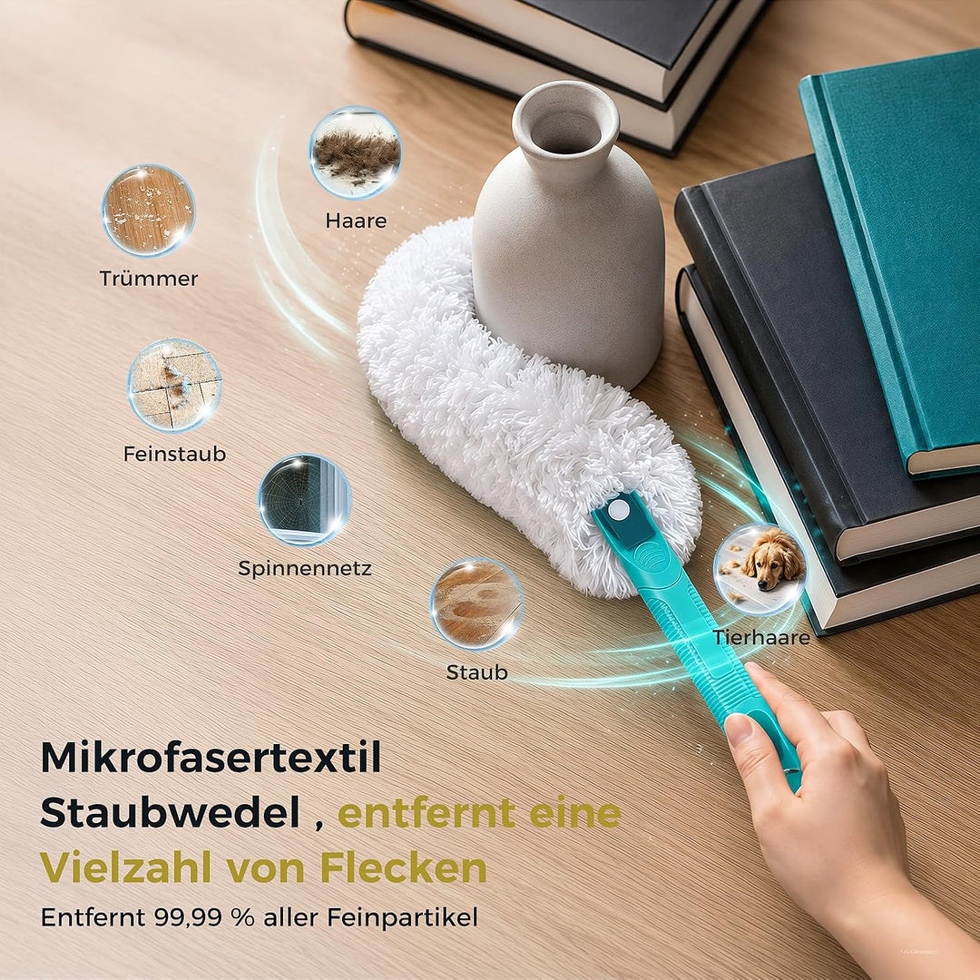 4 Stück Staubwedel für Leifheit SUPERDUSTER 4p Leifheit Duster, 4p Leifheit Duster
