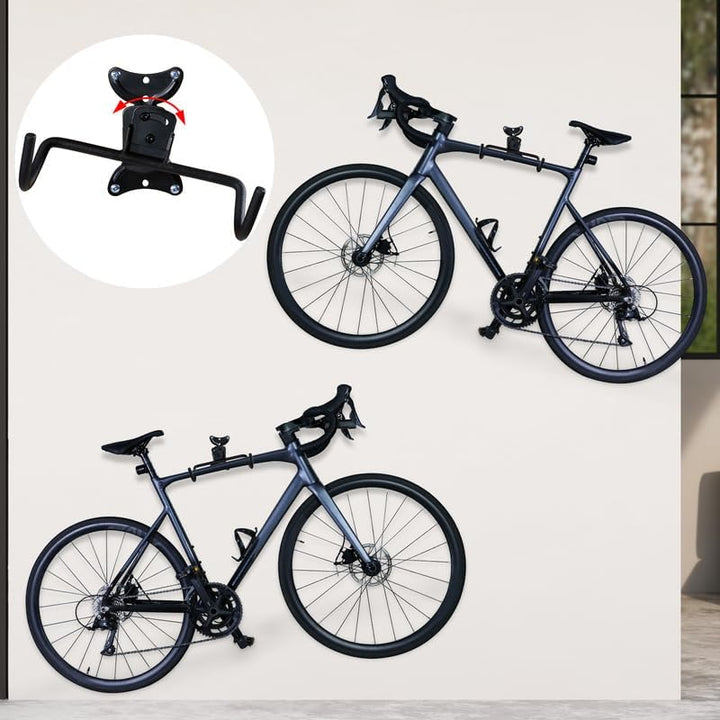 CCLIFE Fahrrad Wandhalterung Faltbar Drehbar Ausziehbar Fahrradhalterung Wand MAX.35kg Fahrradhalter
