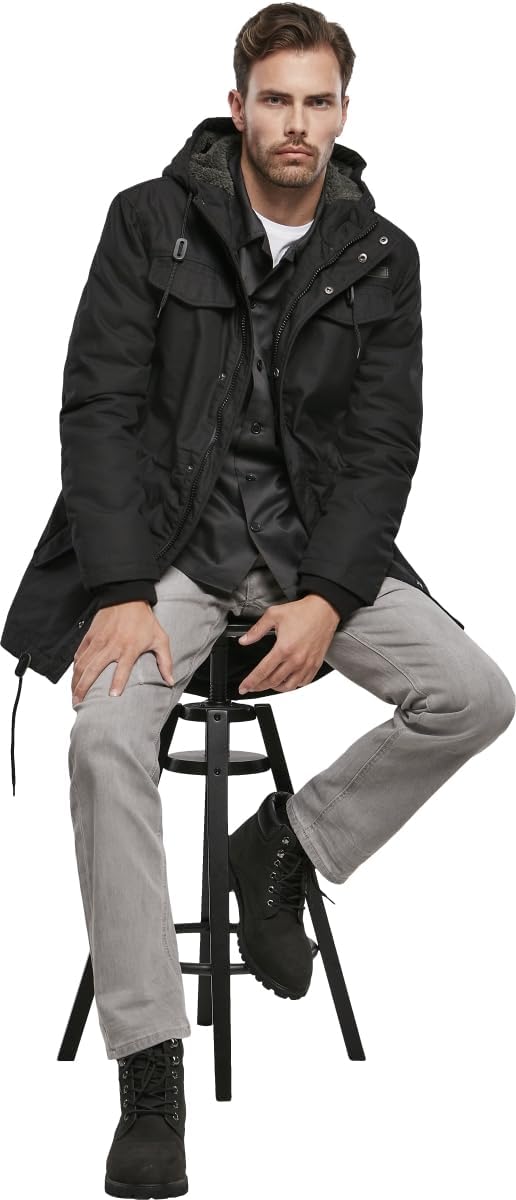 Brandit Marsh Lake Parka, S Schwarz