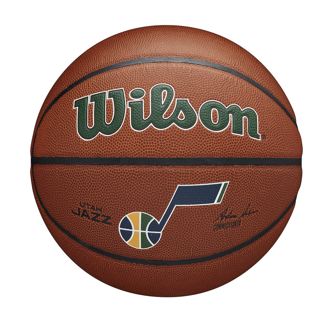 Wilson Unisex-Adult NBA Team Composite Basketball 7 Utah Jazz, 7 Utah Jazz
