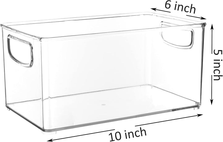Youngever 2er Set 25 x 15 x 12 cm Kühlschrankbehälter, Speisekammer Organizer, Aufbewahrungsbox Kühl