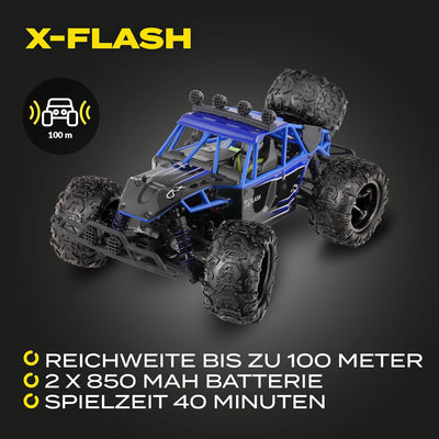 Overmax X-Flash Ferngesteuertes Auto RC Auto, Reichweite von 100 Meter, Geschwindigkeit bis zu 45 km