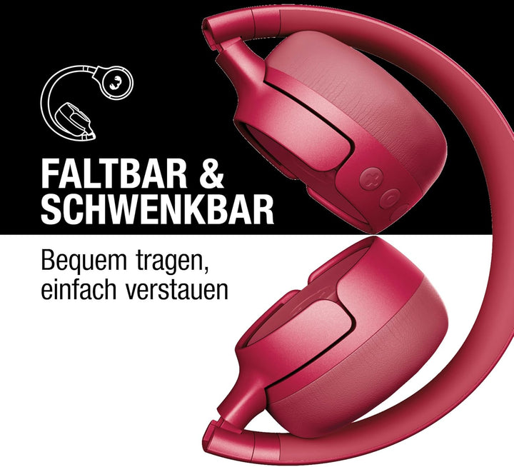 Fresh 'n Rebel Code Fuse, Bluetooth-Kopfhörer on-Ear, kabellos, 30 Stunden Spielzeit, mit Mikrofon u